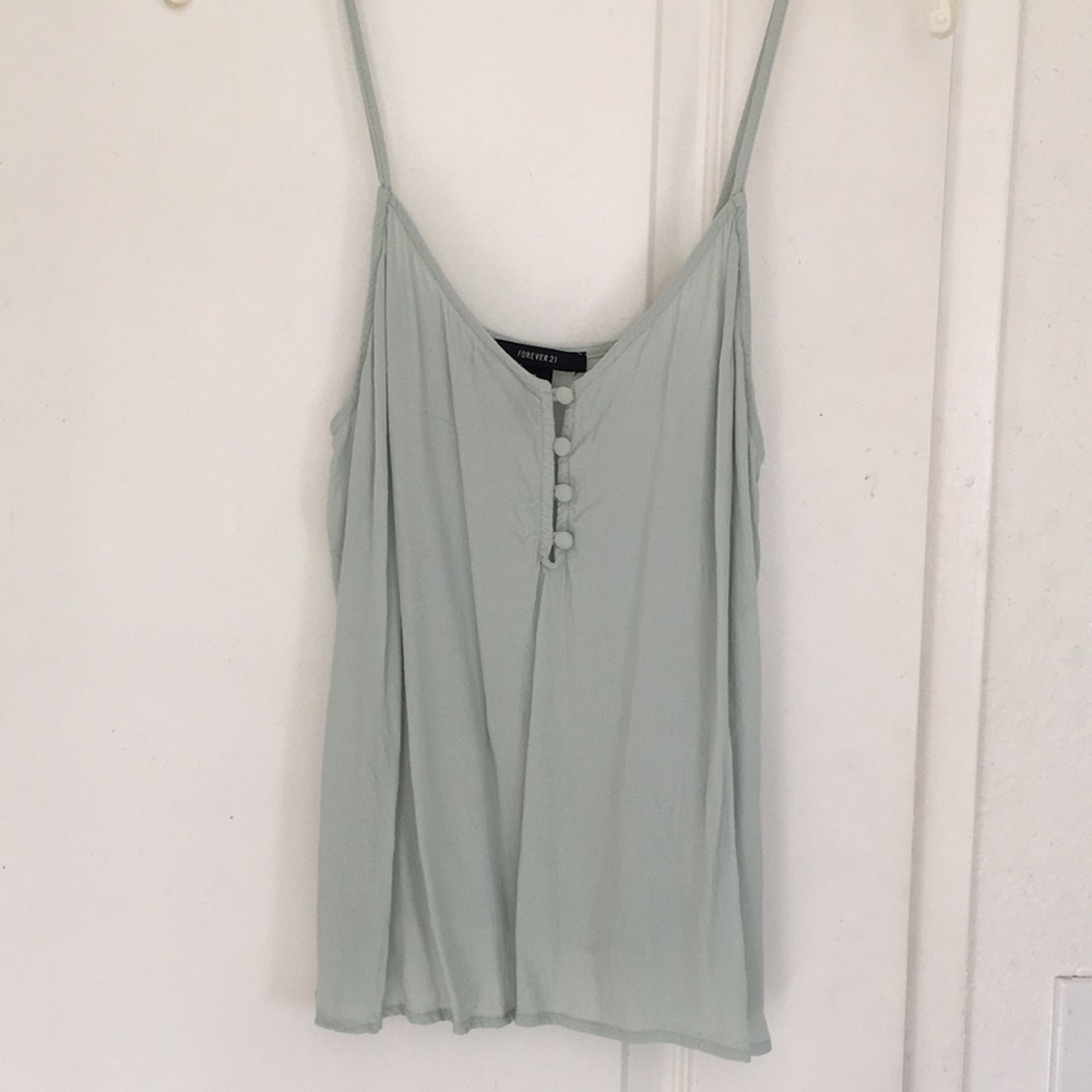 Forever 21 1/4 button down tank